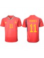 Moški Nogometna dresi replika Španija Ferran Torres #11 Domači SP 2022 Kratek rokav